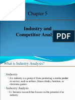 Industry and Competitor Analysis