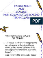 Noncomparative Scaling Techniques