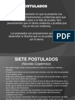 POSTULADOS