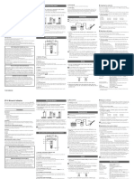 DT-10 Owner's Manual: Turning On The Power