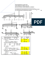 Examen de Mecánica de Materiales con cálculo de deformaciones y desplazamientos