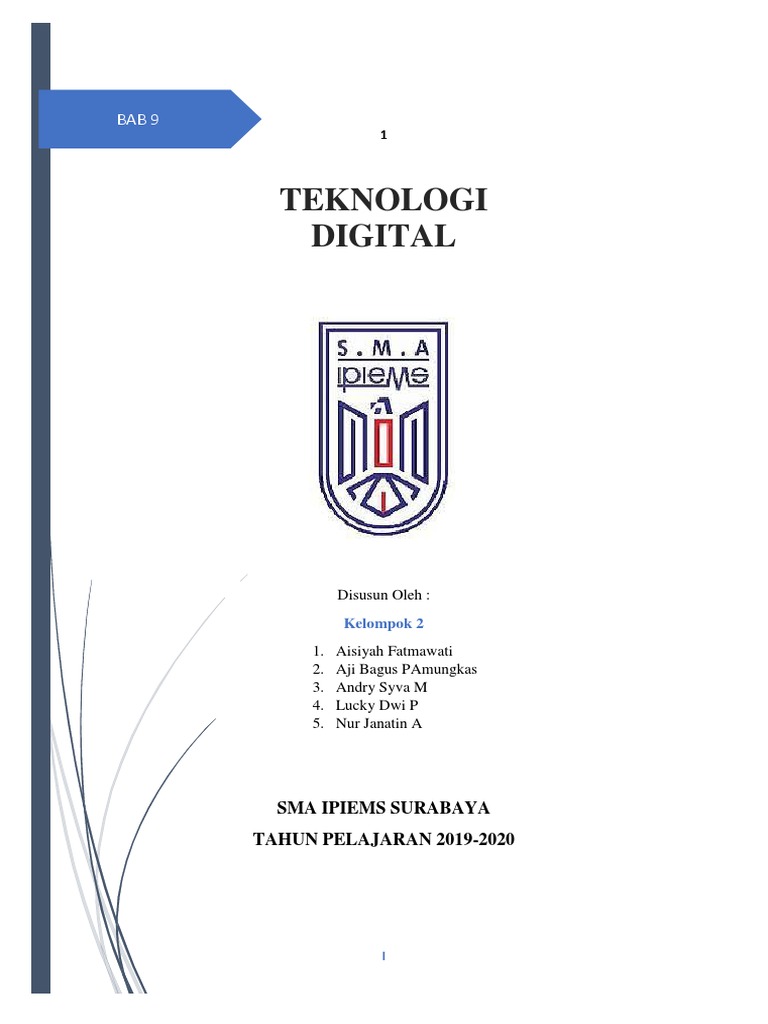 Makalah tentang Teknologi Digital | PDF | Komputer