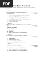 Oracle Academy Mid Term Exam Semester 1 Answers