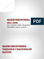 01 Makroekonomija Makroekonomske Varijable I Nacionalni Racuni