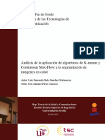 Análisis de La Aplicación de Algoritmos de K-Means y Continuous Max-Flow A La Segmentación de Imágenes en Color PDF