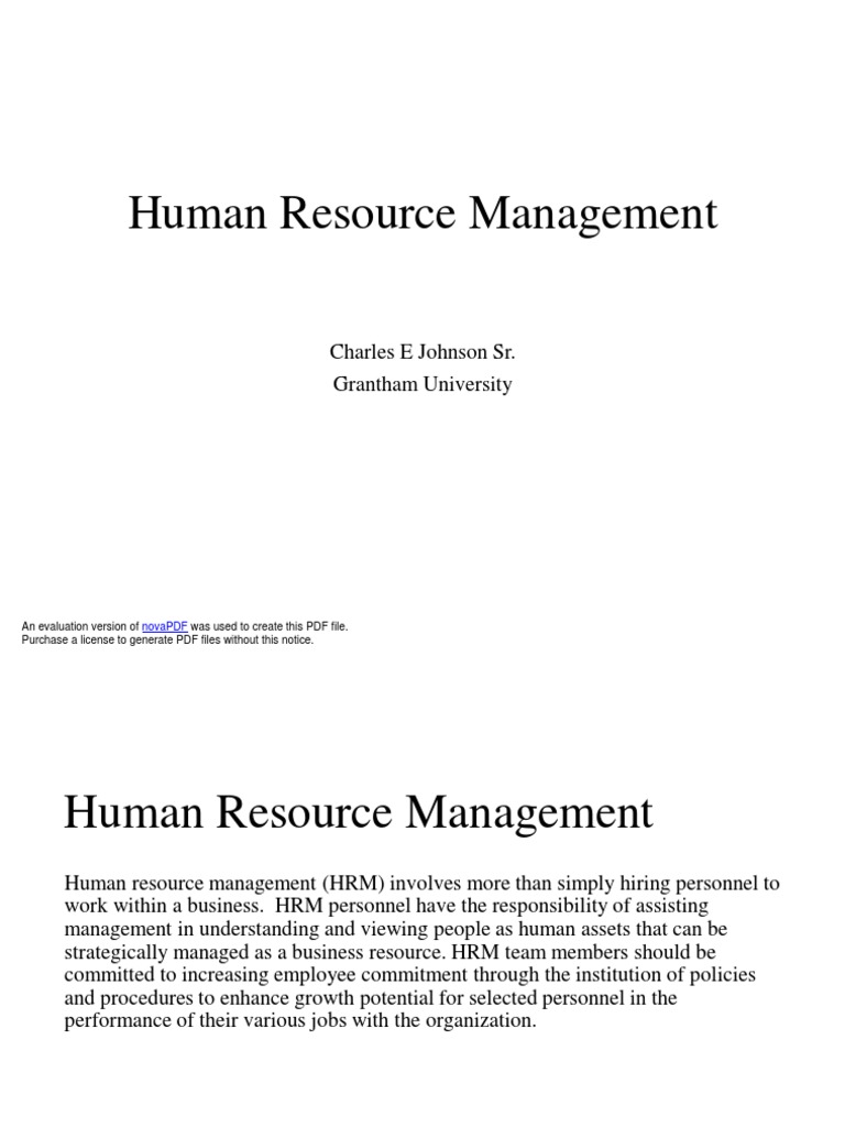 Human Resource Management2 | PDF | Human Resource Management | Resource