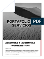 ASESORÍAS Y AUDITORÍAS IVAPANDREY SAS: PORTAFOLIO DE SERVICIOS