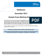 DB December 2015 Exam MS SAMPLE PDF