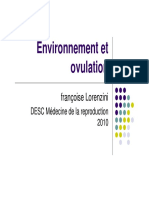 Environnement Et Ovulation