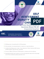 Guideline For Self-Assessment Quality - Checklist