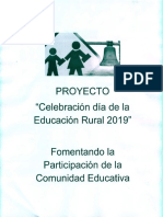 PROYECTO Celebración Día de La Educación Rural 2019