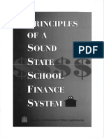 Principles of A Sound State School Finance System