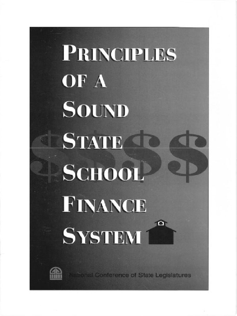 Principles of A Sound State School Finance System | PDF