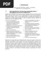 Pos-Tratamento de Efluentes de Reatores Anaerobios