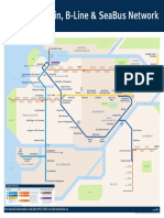 Skytrain Bline Seabus Map