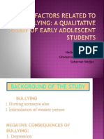 Factors Related To Bullying