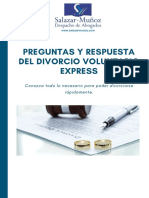 Preguntas y Respuestas Del Divorcio Voluntario Express