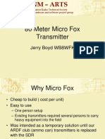 80 Meter Micro Fox Transmitter