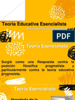 Teoria Educativa Esencialista