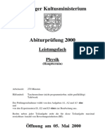 Thüringer Kultusministerium: Leistungsfach Physik