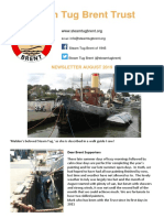 Steam Tug Brent Trust: Newsletter August 2019