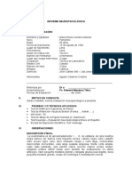 Informe Neuropsicologico Genral