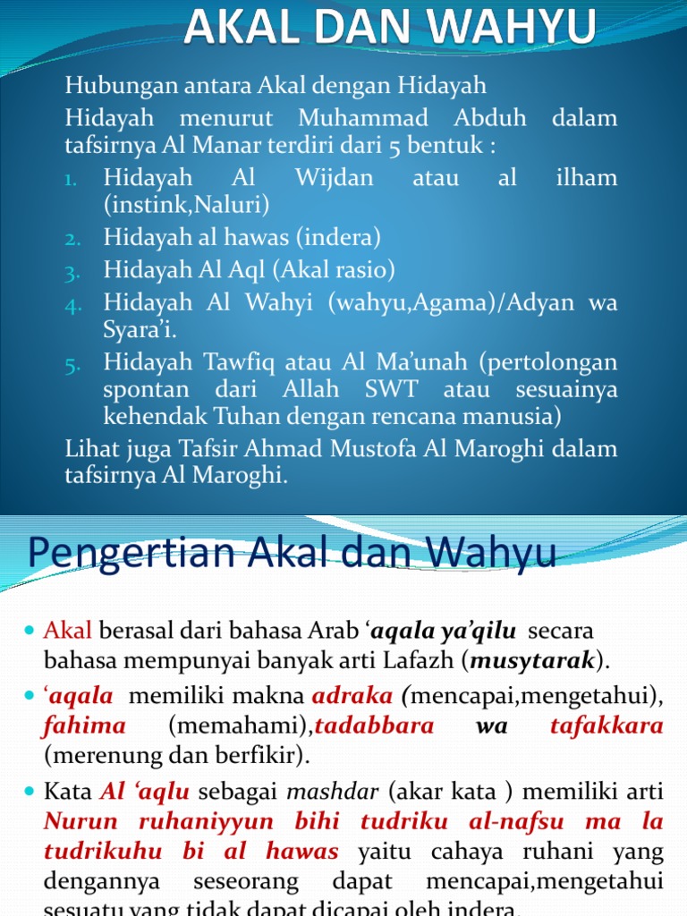 Akal Dan Wahyu Pdf