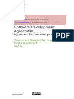 Agreement For The Development of Software