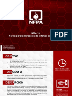 Ficha Técnica NFPA 13 Norma para La Instalación de Sistemas de Rociadores PDF