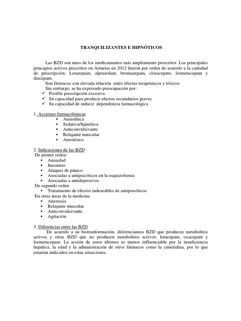Orden De Lorazepam