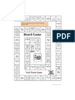 Verb Tenses Board Game