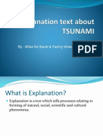 Explanation Text About TSUNAMI