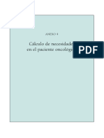 Cálculo de Necesidades en El Paciente Oncológico: Anexo 4