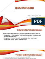 Pendahuluan Toksikologi Industri