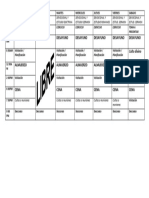 Horario semanal