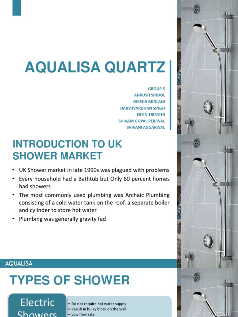 Group 5 Section B Aqualisa Quartz PDF Retail Water Heating