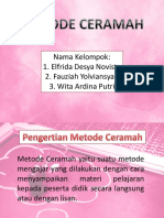 Metode Ceramah