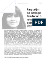 Leila Victória de Oliveira - Para além da Teologia Trinitária (2014)
