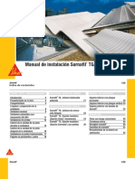 Manual de Instalcion Sarnafill - SIKA - Baja PDF