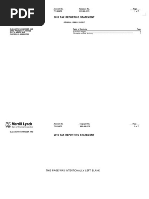 2016 Merrill Taxes PDF | PDF | Irs Tax Forms | Income Tax In