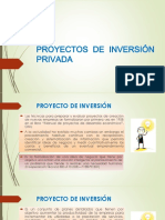 01 Formulación y Evaluación de Proyectos de Inversión Privada