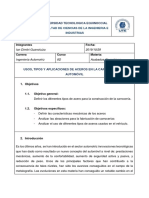 Usos y tipos de aceros en la carrocería automotriz