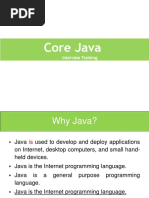 Core Java: Interview Training