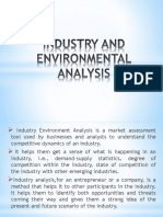 Industry and Environmental Analysis