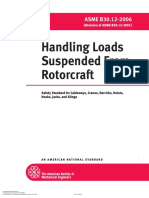 ASME B30.12-2006 - Handling Loads Suspended From Rotorcraft - Safety Standard For Cableways, Cranes, Derricks, Hoists, Hooks, Jacks, and Slings PDF
