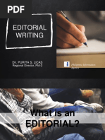 Newest Editorial Writing 2018