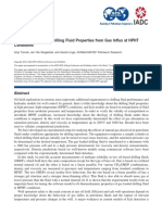 IADC/SPE-178860-MS Impact On Oil-Based Drilling Fluid Properties From Gas Influx at HPHT Conditions