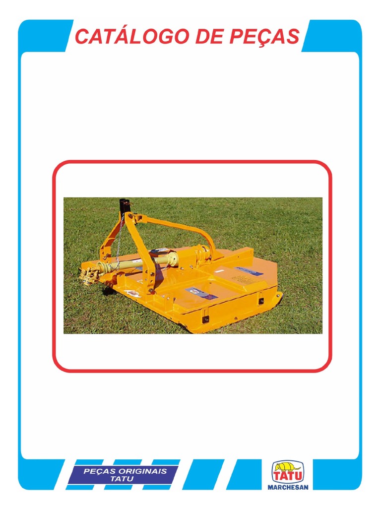 Rocadora RC 1700 Tatu Marchesan - Catalogo Pecas | PDF