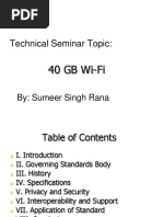 Technical Seminar Topic:: 40 GB Wi-Fi