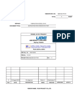 Instruction For Hydrostatic Test